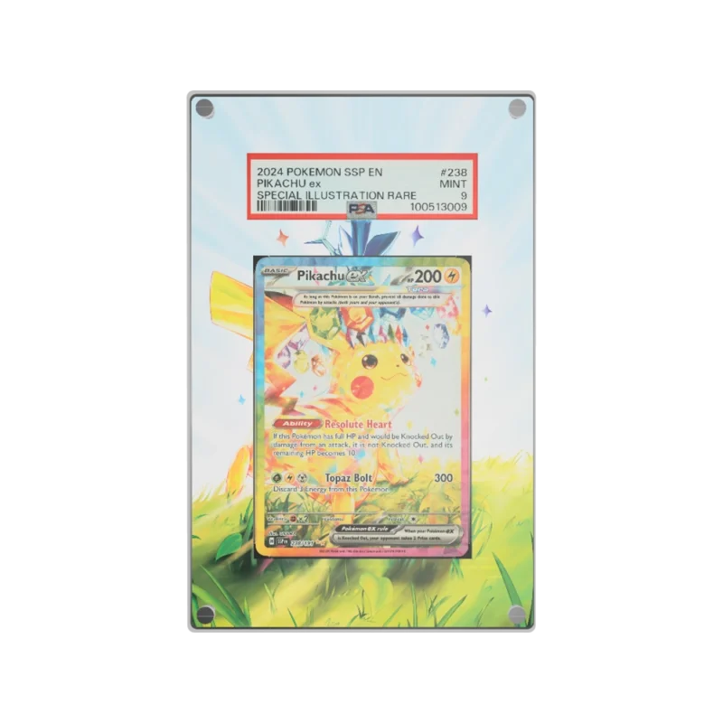 Protection Illustrée PSA Pikachu ex ev8