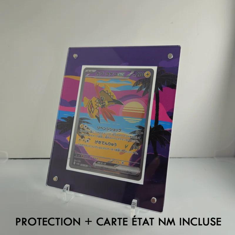 Protection illustrée + Carte Tokorico EX sv3a