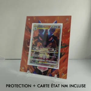 Protection illustrée + Carte Lucario VSTAR s12a
