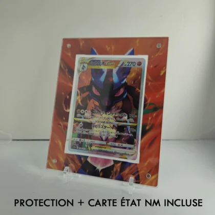 Protection illustrée + Carte Lucario VSTAR s12a