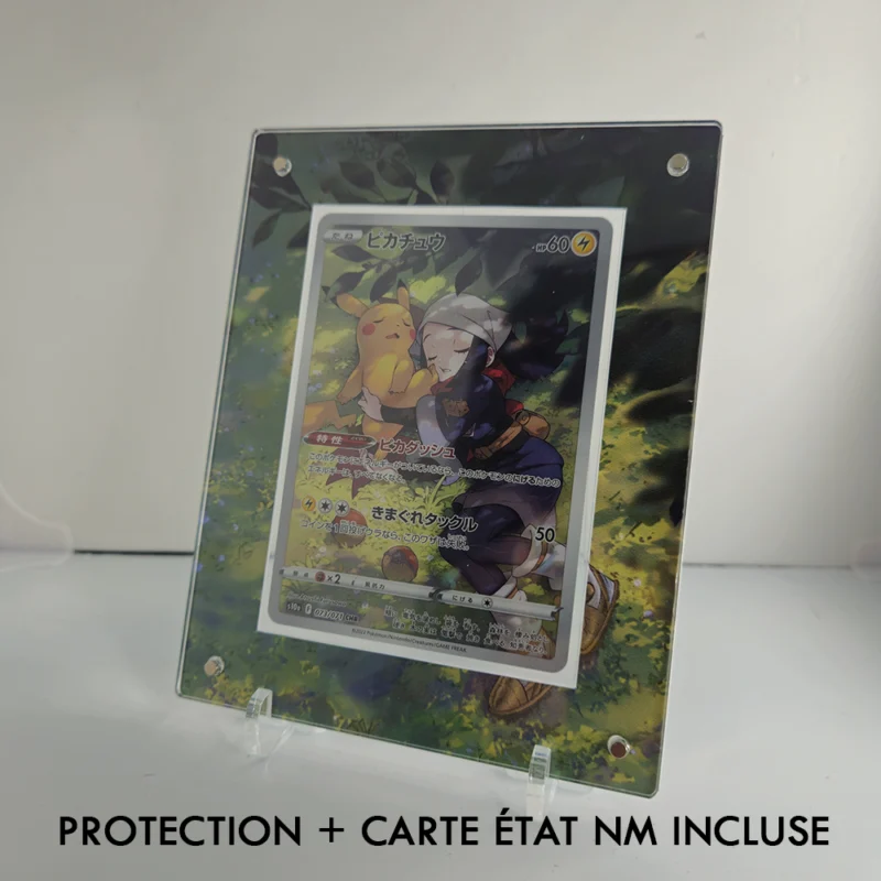 Protection Illustrée + Carte Pikachu CHR s10a