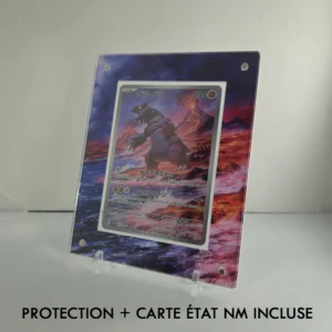 Protection illustrée + Carte Groudon AR sv3a