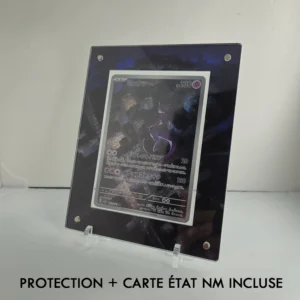 Protection Illustrée + Carte Mewtwo AR 151