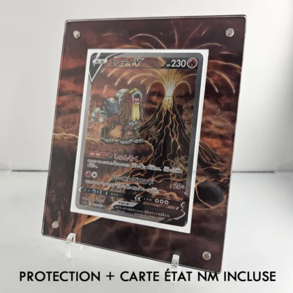 Protection illustrée + Carte Entei V SAR S12a