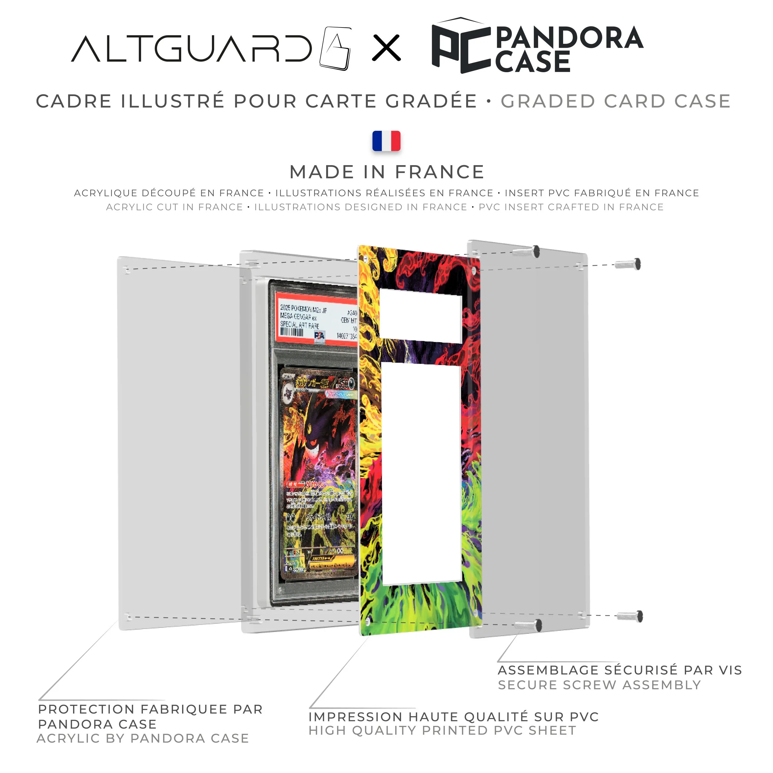 Protection Illustrée Carte Gradée PSA/PCA/CCC - Aquali ex 149/131 EV8.5 – Image 2