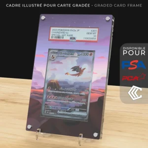 Protection Illustrée Carte Gradée PSA/PCA/CCC - Dracaufeu ex 199/165 151