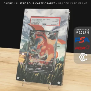 Protection Illustrée Carte Gradée PSA/PCA/CCC - Dracaufeu V 154/172 EB9
