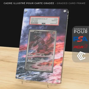 Protection Illustrée Carte Gradée PSA/PCA/CCC - Groudon AR 199/182 EV4