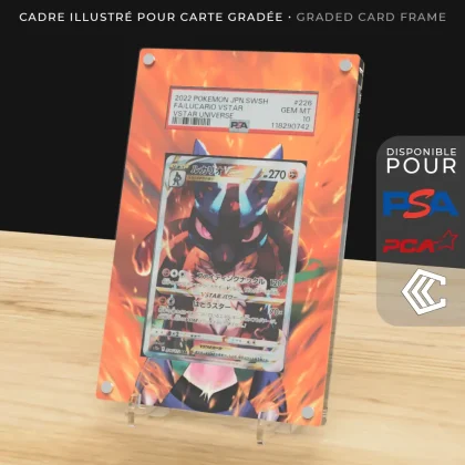 Protection Illustrée Carte Gradée PSA/PCA/CCC - Lucario VTSAR Promo SWSH291