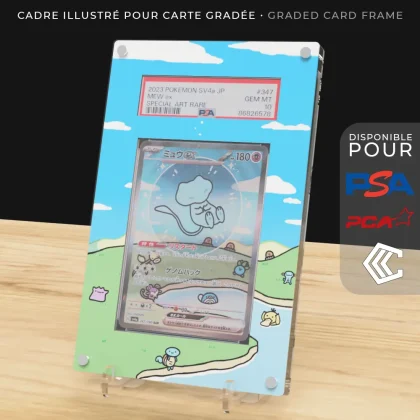 Protection Illustrée Carte Gradée PSA/PCA/CCC - Mew ex Shiny 232/091 EV4.5