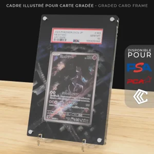 Protection Illustrée Carte Gradée PSA/PCA/CCC -Mewtwo AR Promo SVP052