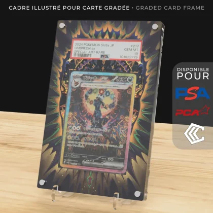 Protection Illustrée Carte Gradée PSA/PCA/CCC - Noctali ex 161/131 EV8.5
