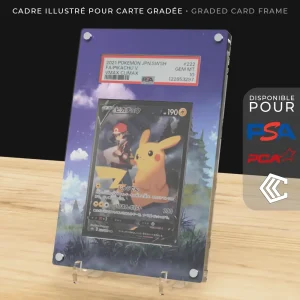 Protection Illustrée Carte Gradée PSA/PCA/CCC - Pikachu V TG16/TG30 EB11