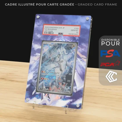 Protection Illustrée Carte Gradée PSA/PCA/CCC - Reshiram AR 167/159 EV9