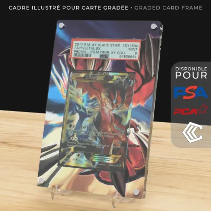 Protection Illustrée Carte Gradée PSA/PCA/CCC - Yveltal EX Promo 	XY150a