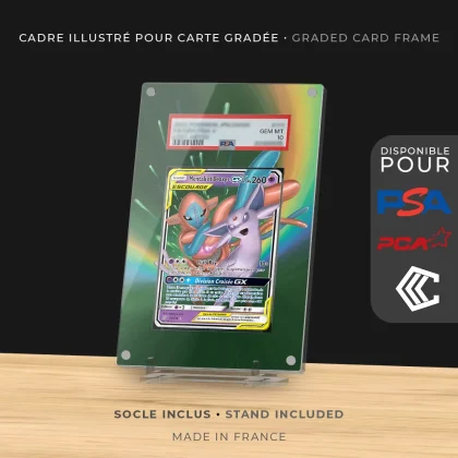 Protection Illustrée Carte Gradée PSA/PCA/CCC - Mentali Et Deoxys GX Escouade 72/236