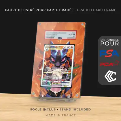 Protection Illustrée Carte Gradée PSA/PCA/CCC - Lucario VTSAR Promo SWSH291