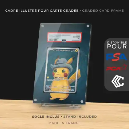 Protection Illustrée Carte Gradée PSA/PCA/CCC - Pikachu Van Gogh Promo SVP085