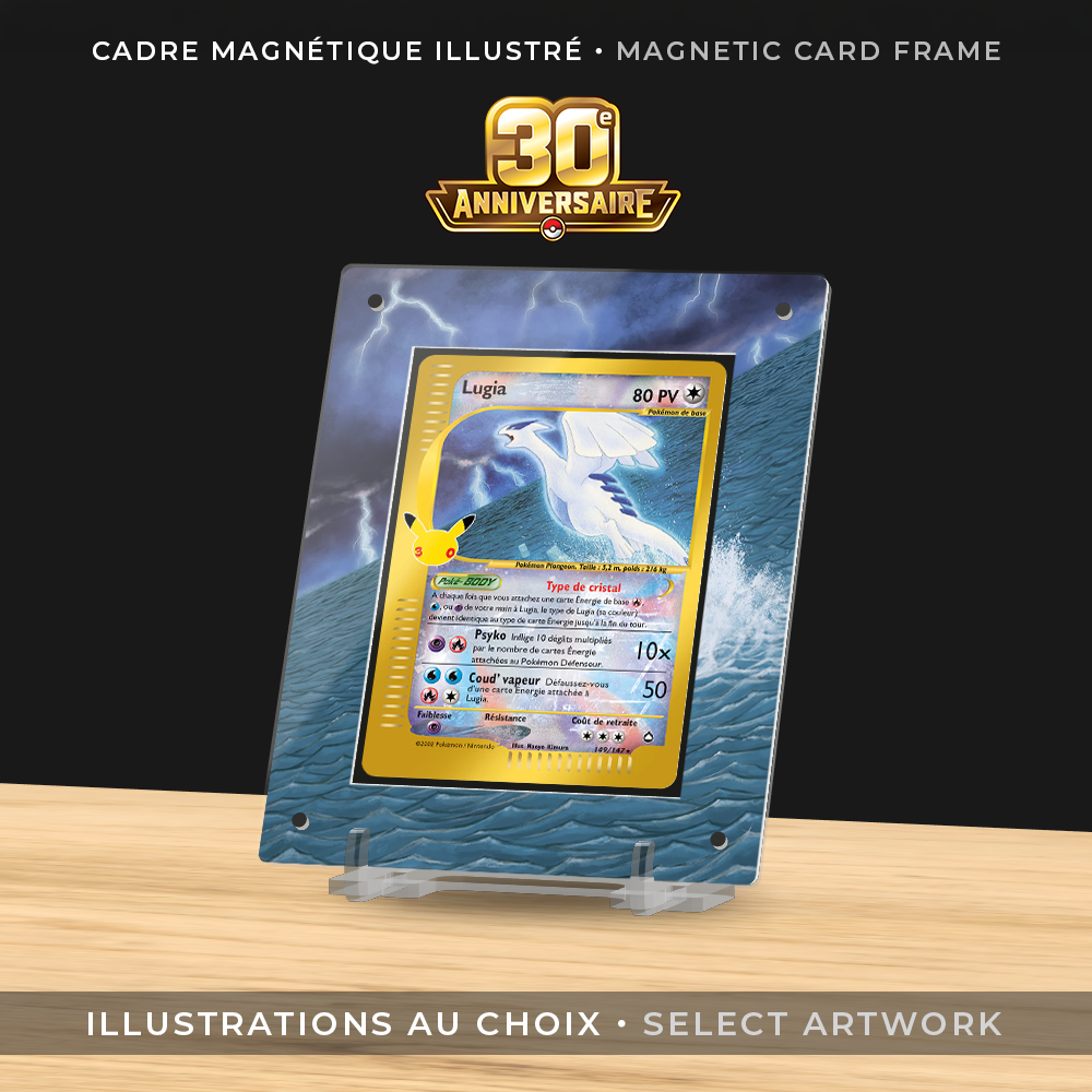 Protections Magnétiques Illustrées Pokémon - Collection Reprint 30 ans